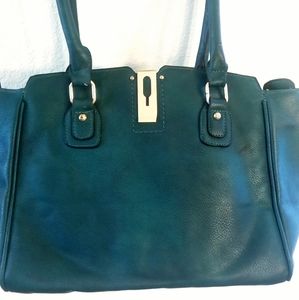 Teal Tote Bag